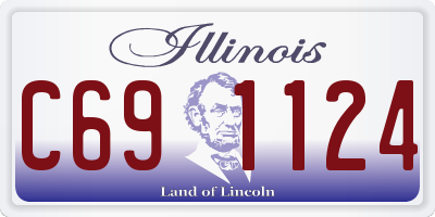 IL license plate C691124