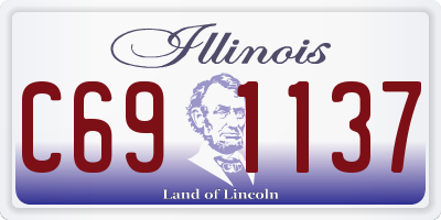 IL license plate C691137