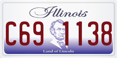 IL license plate C691138