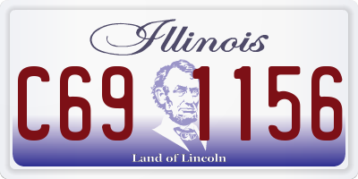 IL license plate C691156
