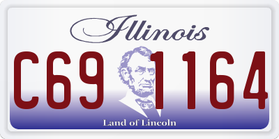 IL license plate C691164