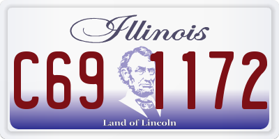 IL license plate C691172