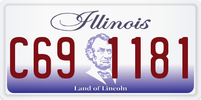 IL license plate C691181