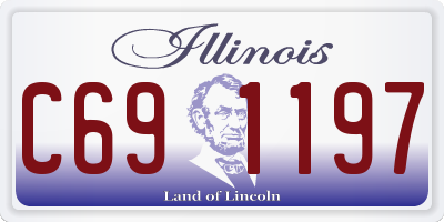 IL license plate C691197