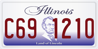 IL license plate C691210