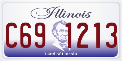 IL license plate C691213