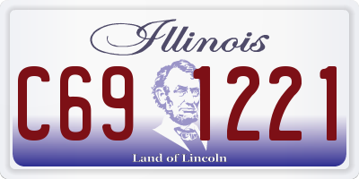 IL license plate C691221