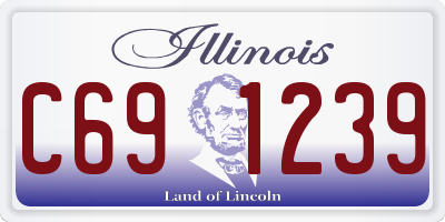 IL license plate C691239