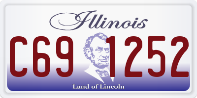 IL license plate C691252