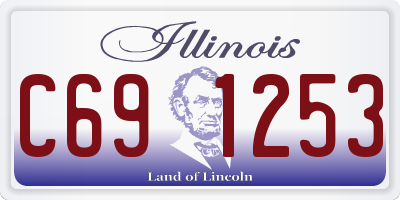 IL license plate C691253