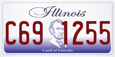 IL license plate C691255