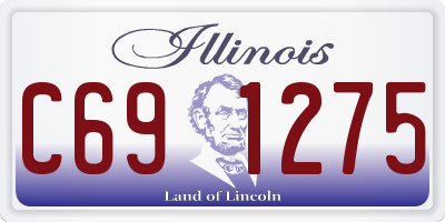 IL license plate C691275