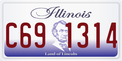 IL license plate C691314