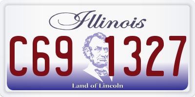 IL license plate C691327