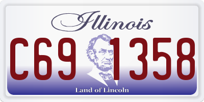 IL license plate C691358