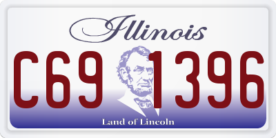 IL license plate C691396
