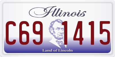IL license plate C691415
