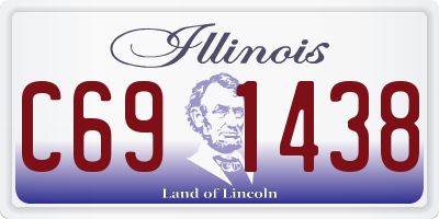 IL license plate C691438