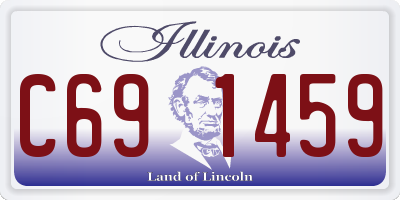 IL license plate C691459