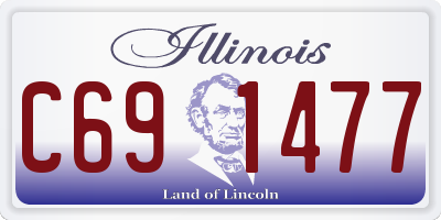 IL license plate C691477