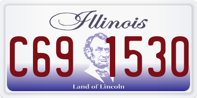 IL license plate C691530