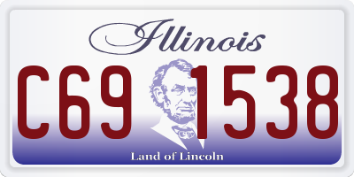 IL license plate C691538