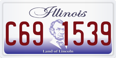 IL license plate C691539