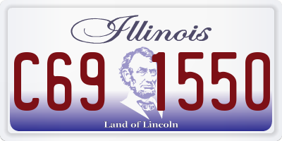 IL license plate C691550