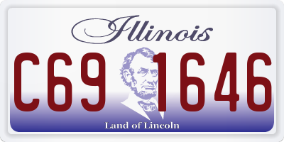 IL license plate C691646