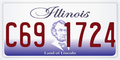 IL license plate C691724