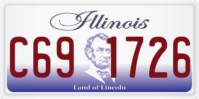 IL license plate C691726