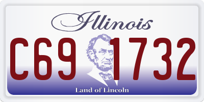 IL license plate C691732