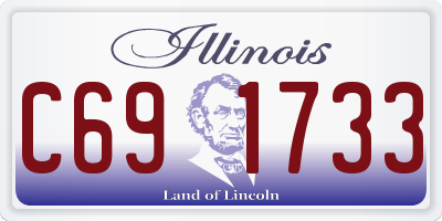 IL license plate C691733