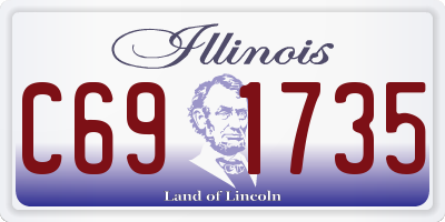 IL license plate C691735