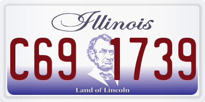 IL license plate C691739