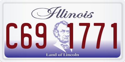 IL license plate C691771