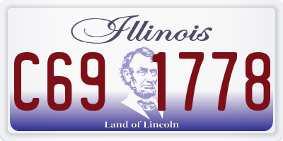 IL license plate C691778