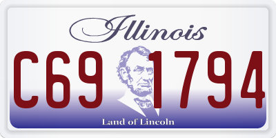 IL license plate C691794