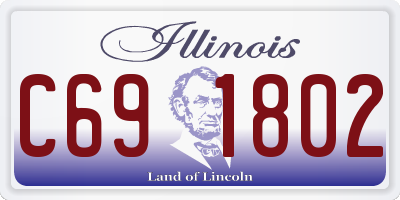 IL license plate C691802