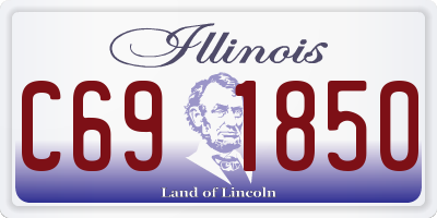 IL license plate C691850