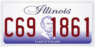 IL license plate C691861