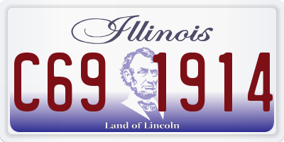 IL license plate C691914