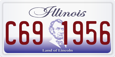 IL license plate C691956