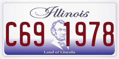 IL license plate C691978