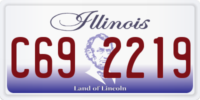 IL license plate C692219
