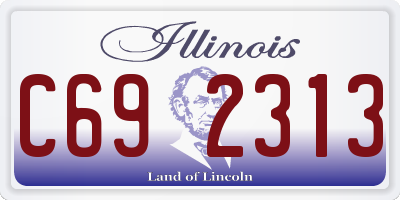 IL license plate C692313