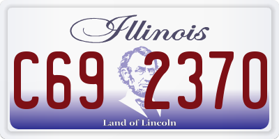IL license plate C692370
