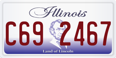 IL license plate C692467