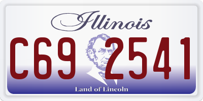 IL license plate C692541