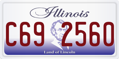 IL license plate C692560